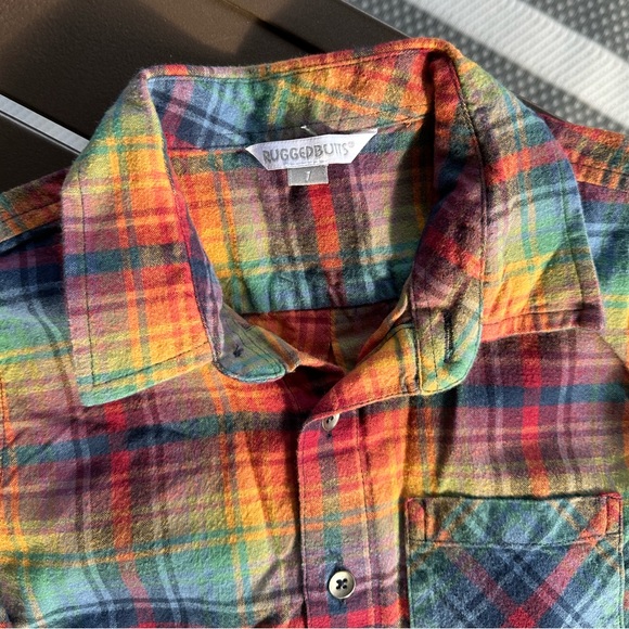 Ruggedbutts by Rufflebutts Button down Shirt Size 7 - Picture 3 of 3